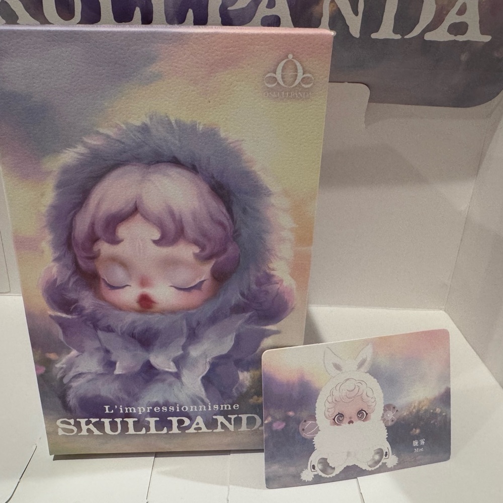 Mist Skullpanda L'impressionnisme Authentic Popmart
